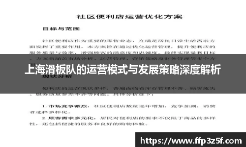 上海滑板队的运营模式与发展策略深度解析